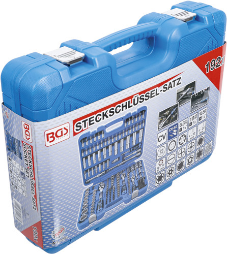 BGS Steckschlüssel-Satz Zwölfkant | Antrieb 6,3 mm (1/4