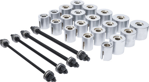 BGS Zug- und Druckhülsen-Satz | mit 4 Spindeln | 24-tlg.