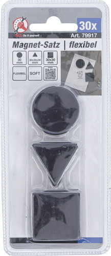 BGS Magnet-Satz | flexibel | 30-tlg.