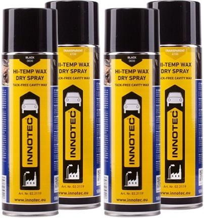 Innotec Hi-Temp Wax Dry Spray Transparent (6100) 2x 500ml