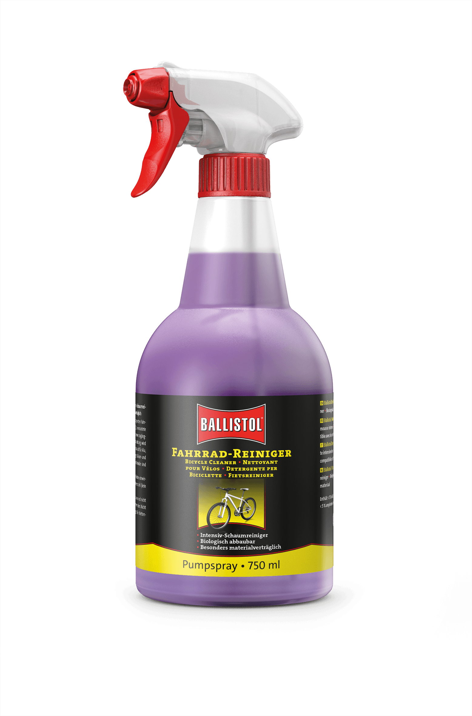 Ballistol Fahrrad-Reiniger BikeClean, Pump-Sprüher 750 ml