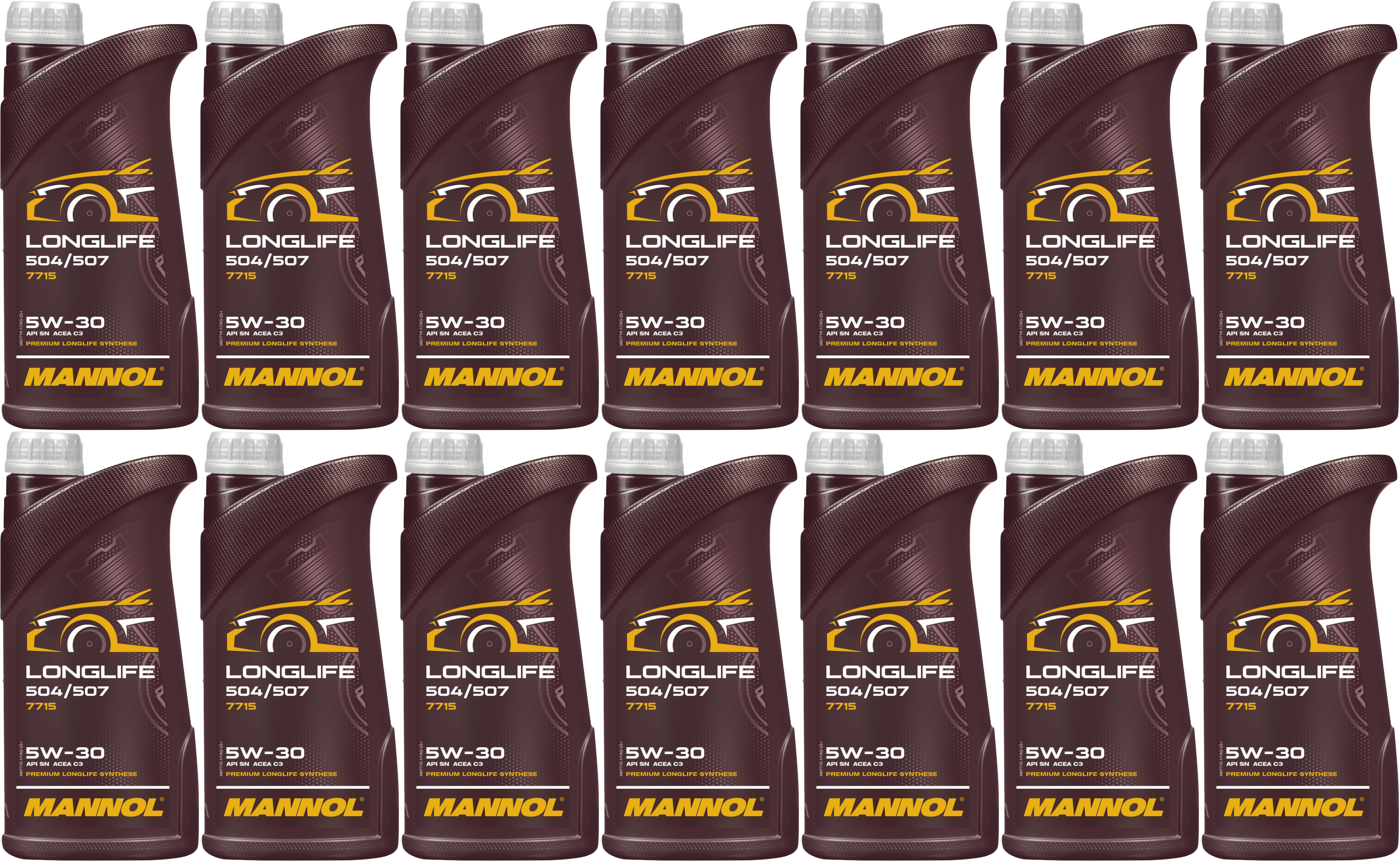 Mannol 7715 LONGLIFE 504/507 5W-30 Motoröl 14x 1l = 14 Liter