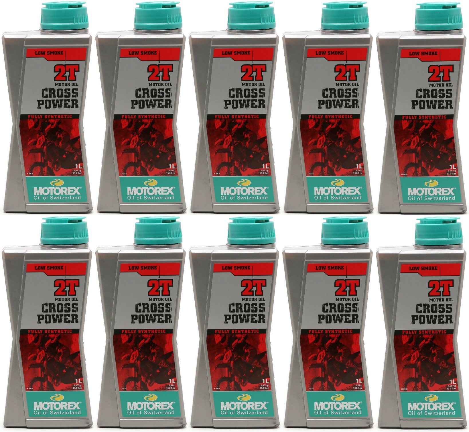 MOTOREX Cross Power 2T vollsynthetisches Motorrad Motoröl 10x 1l = 10 Liter