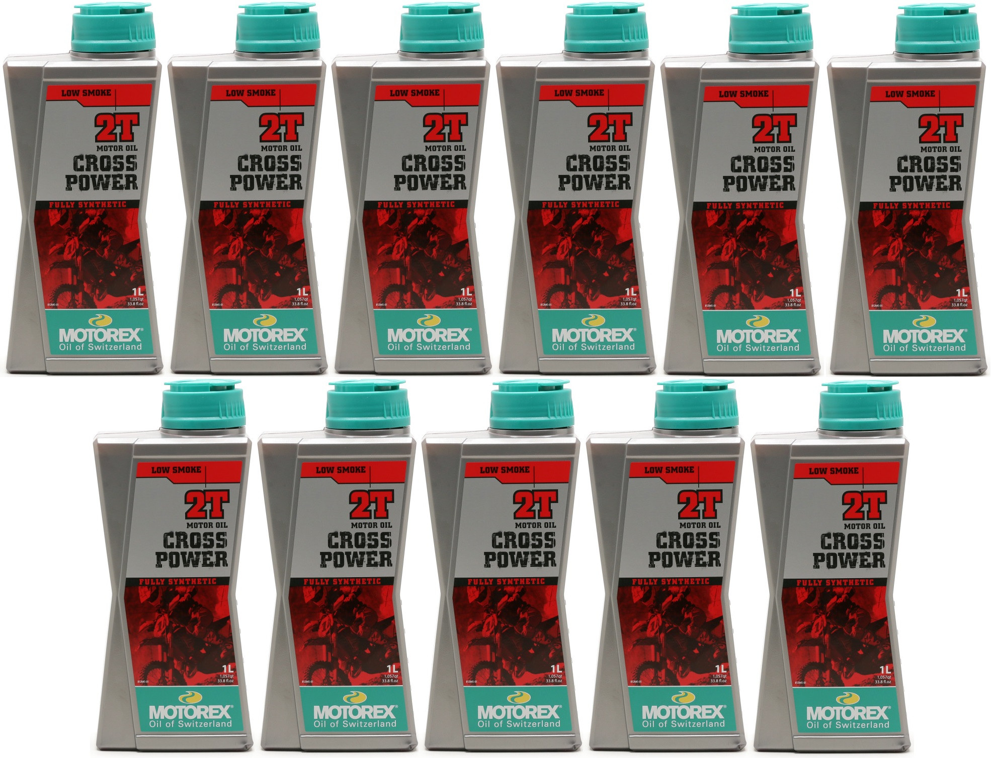 MOTOREX Cross Power 2T vollsynthetisches Motorrad Motoröl 11x 1l = 11 Liter