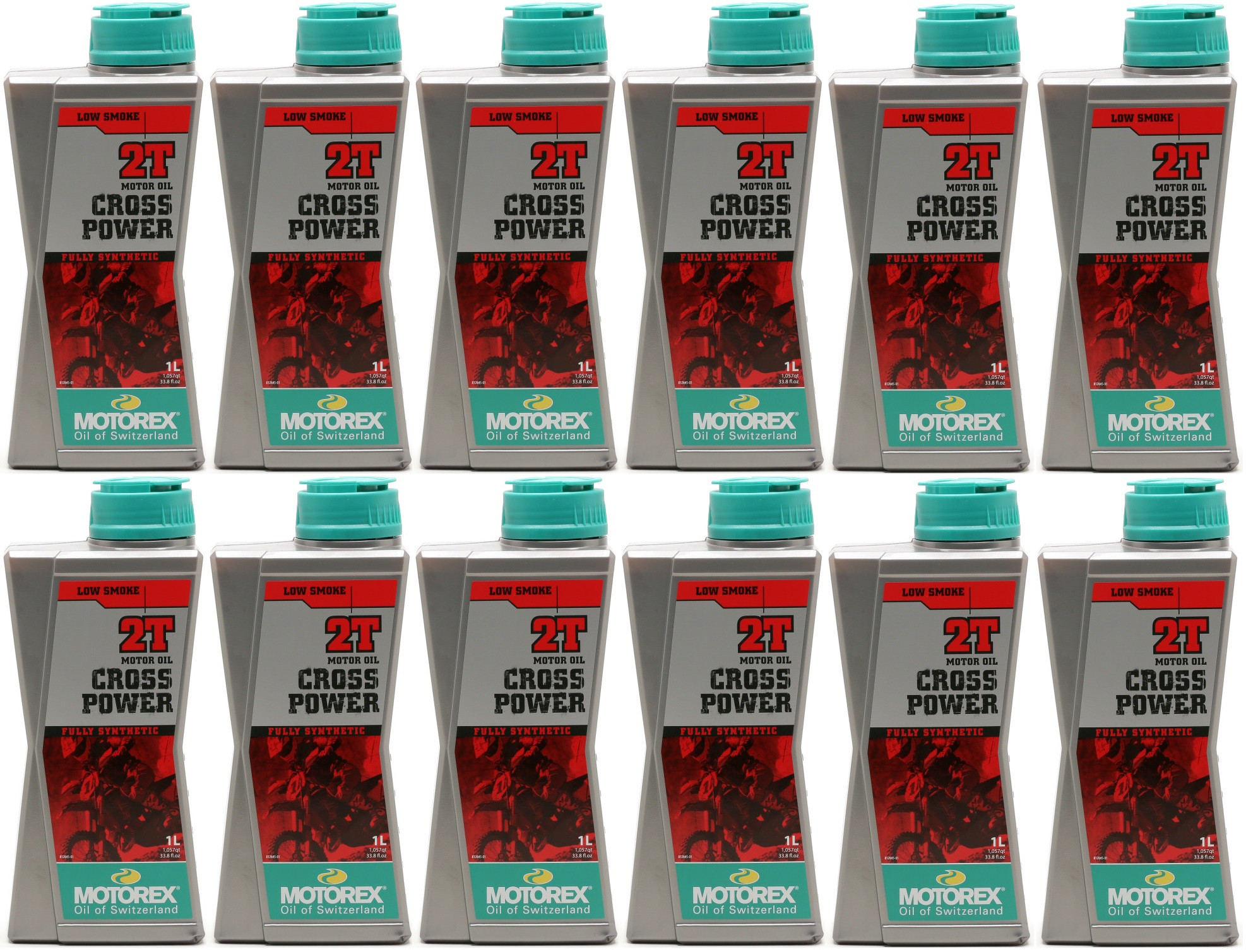 MOTOREX Cross Power 2T vollsynthetisches Motorrad Motoröl 12x 1l = 12 Liter