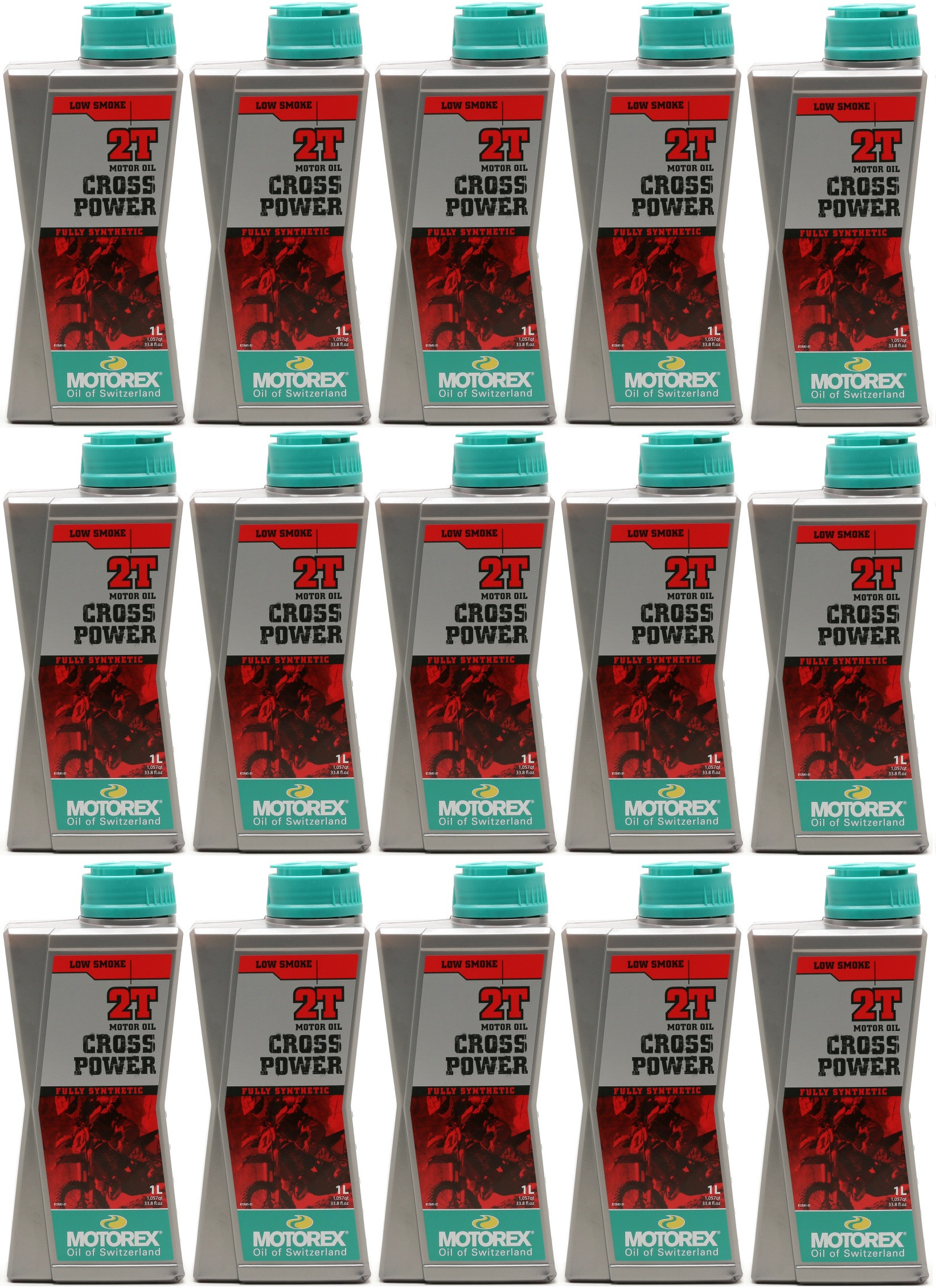MOTOREX Cross Power 2T vollsynthetisches Motorrad Motoröl 15x 1l = 15 Liter