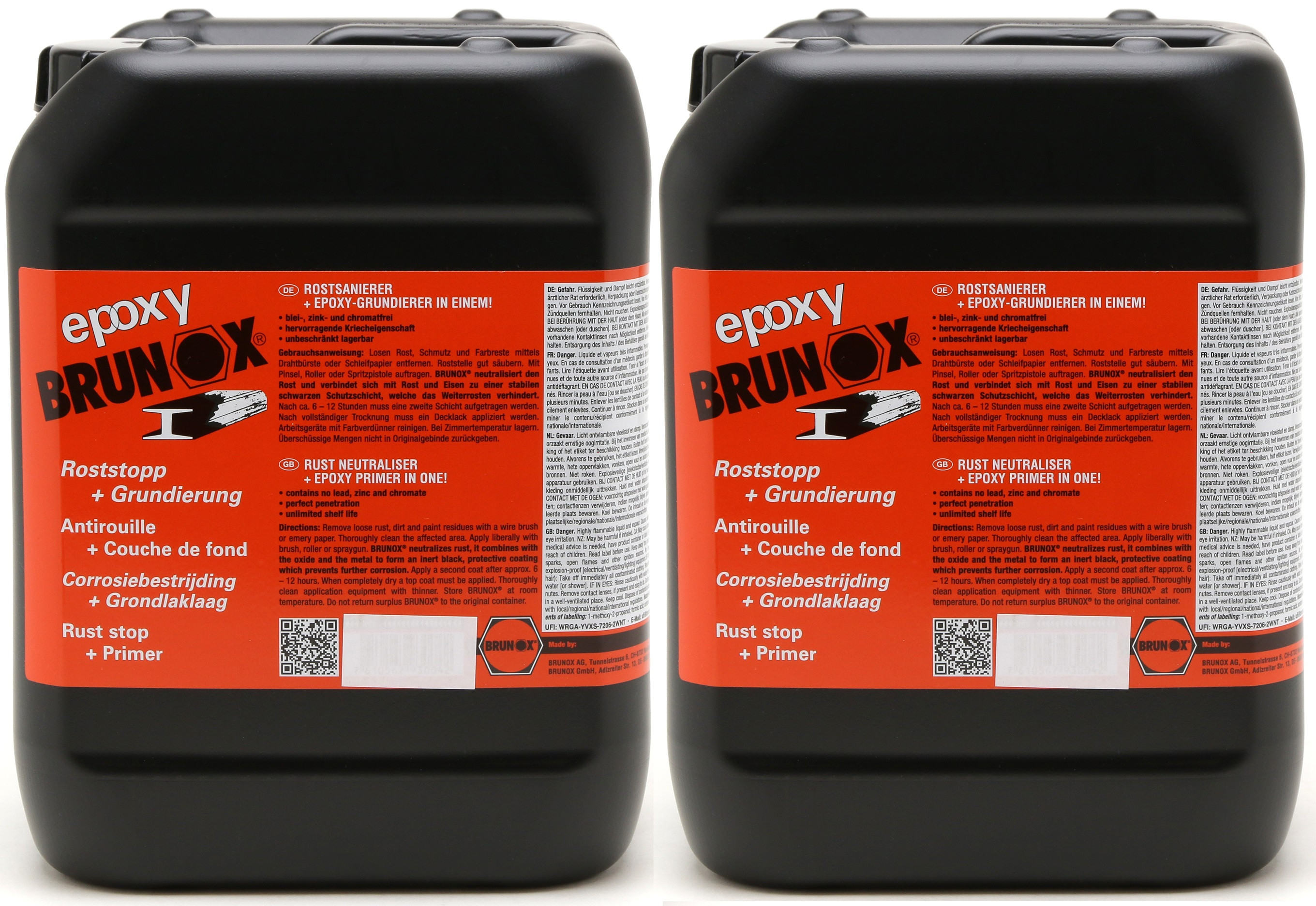 Brunox Epoxy Roststopp + Grundierung 2x 5 = 10 Liter