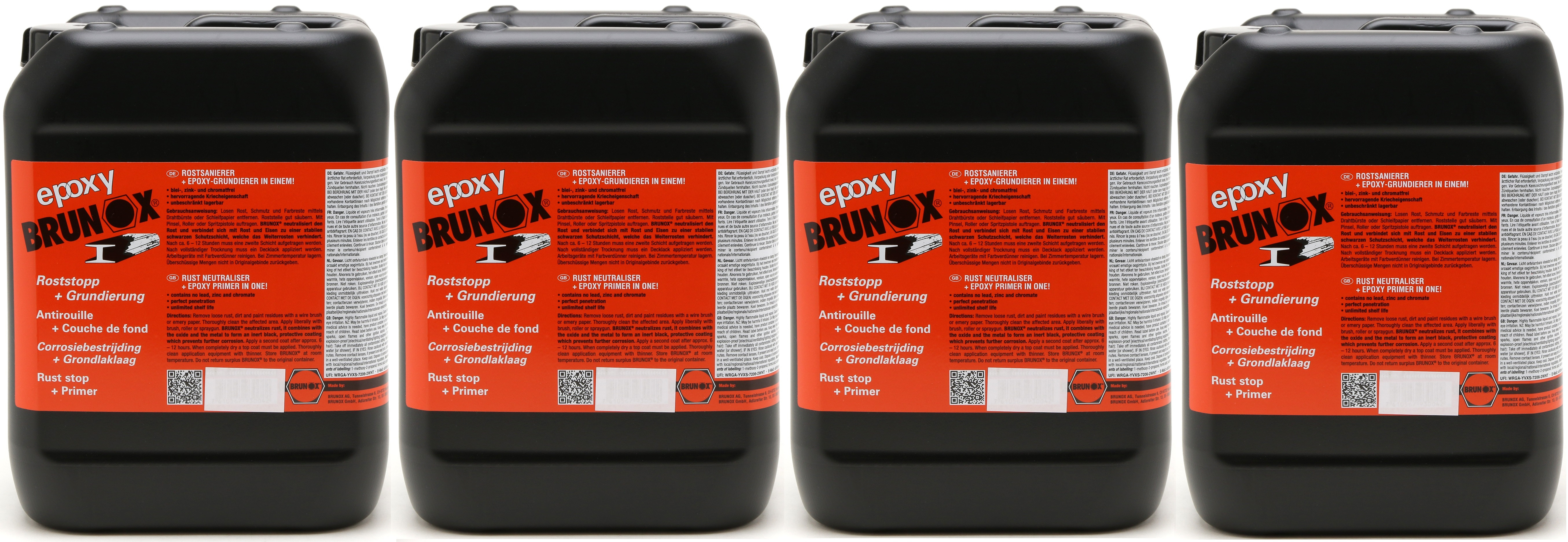 Brunox Epoxy Roststopp + Grundierung 4x 5 = 20 Liter