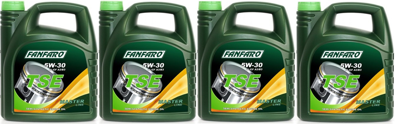 Fanfaro TSE 5W-30 Motoröl 4x 5 = 20 Liter