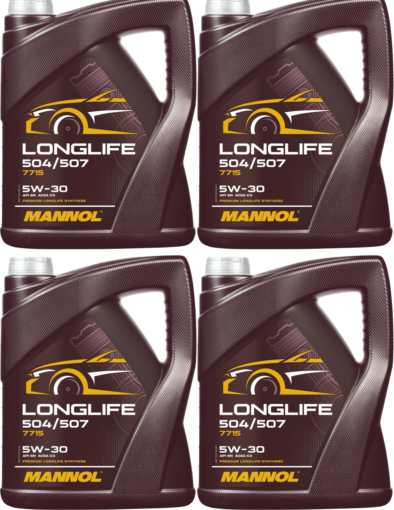 Mannol 7715 LONGLIFE 504/507 5W-30 Motoröl 4x 5 = 20 Liter