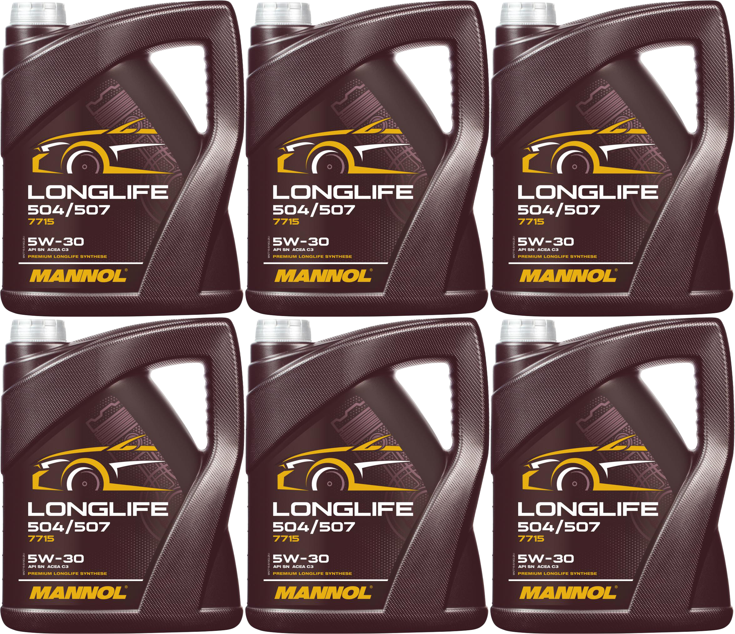 Mannol 7715 LONGLIFE 504/507 5W-30 Motoröl 6x 5 = 30 Liter