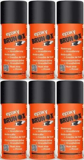 Brunox Roststopp + Grundierung 6x 400 Milliliter