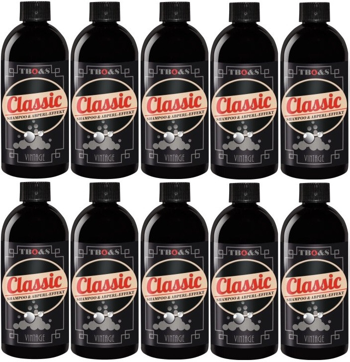 TBO&S Classic Shampoo & Abperleffekt 10x 500ml