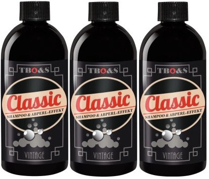 TBO&S Classic Shampoo & Abperleffekt 3x 500ml