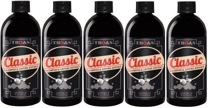 TBO&S Classic Shampoo & Abperleffekt 5x 500ml