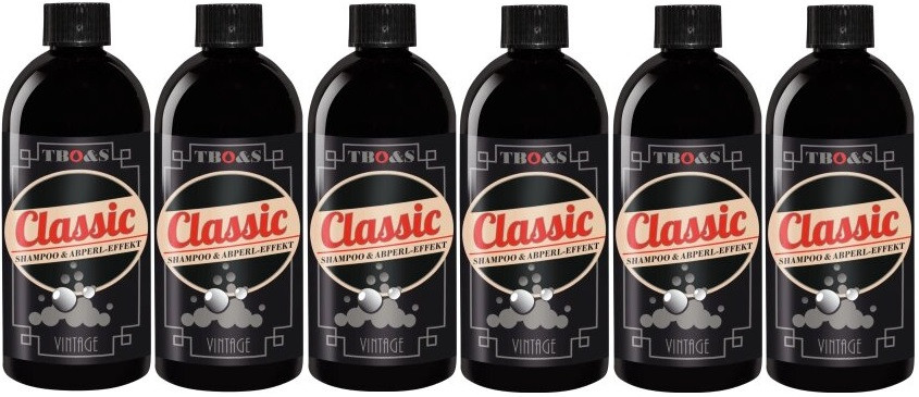 TBO&S Classic Shampoo & Abperleffekt 6x 500ml