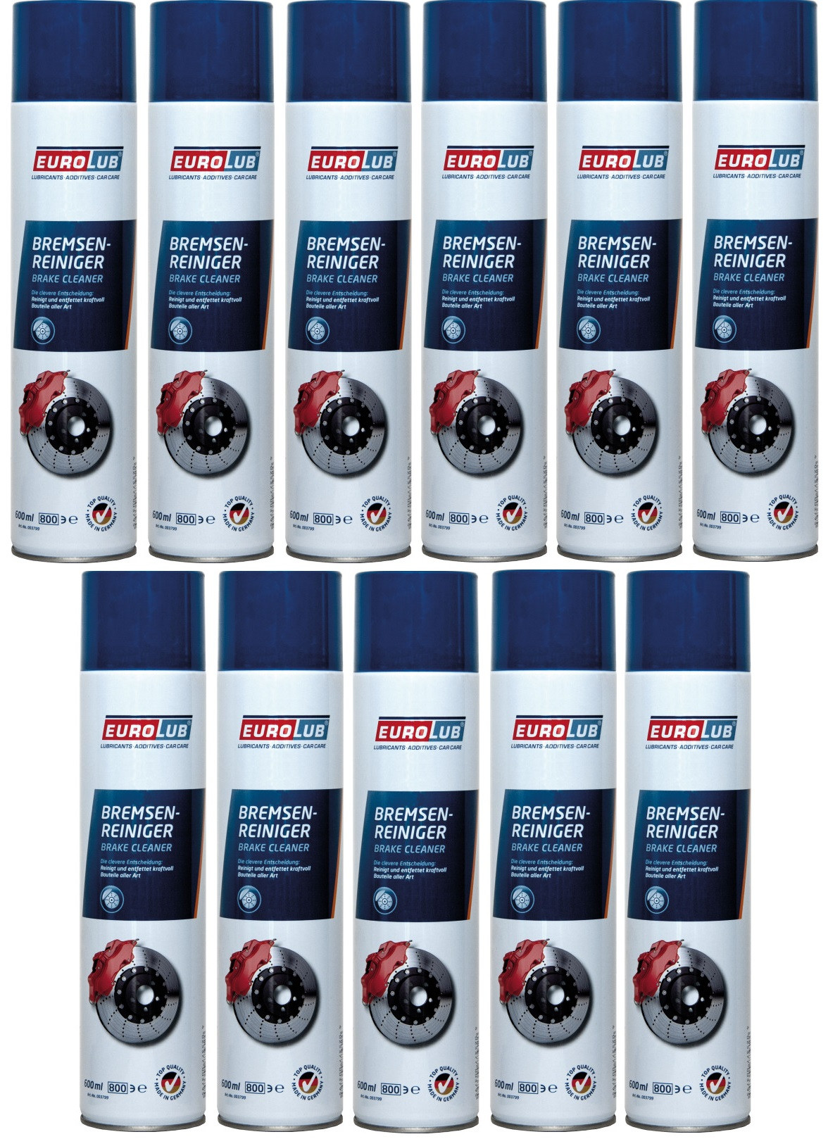 EUROLUB Bremsenreiniger Spray 11x 600ml