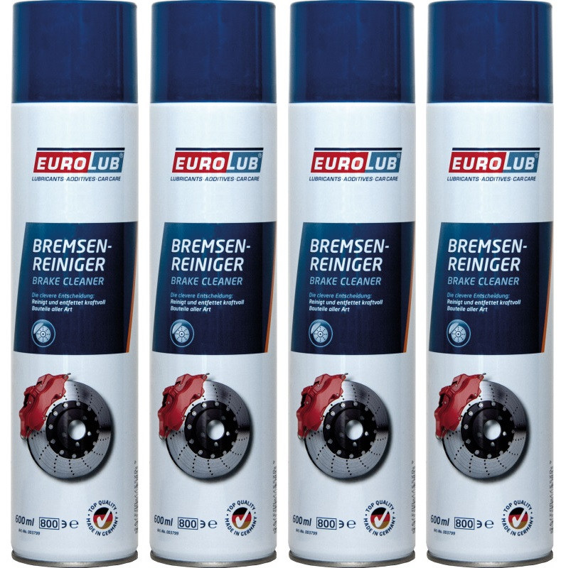 EUROLUB Bremsenreiniger Spray 4x 600ml