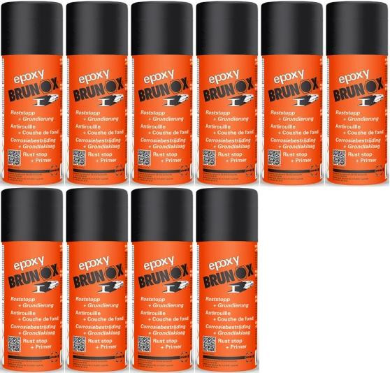 Brunox Roststopp + Grundierung 10x 400 Milliliter