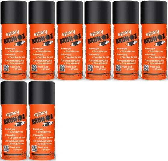 Brunox Roststopp + Grundierung 8x 400 Milliliter