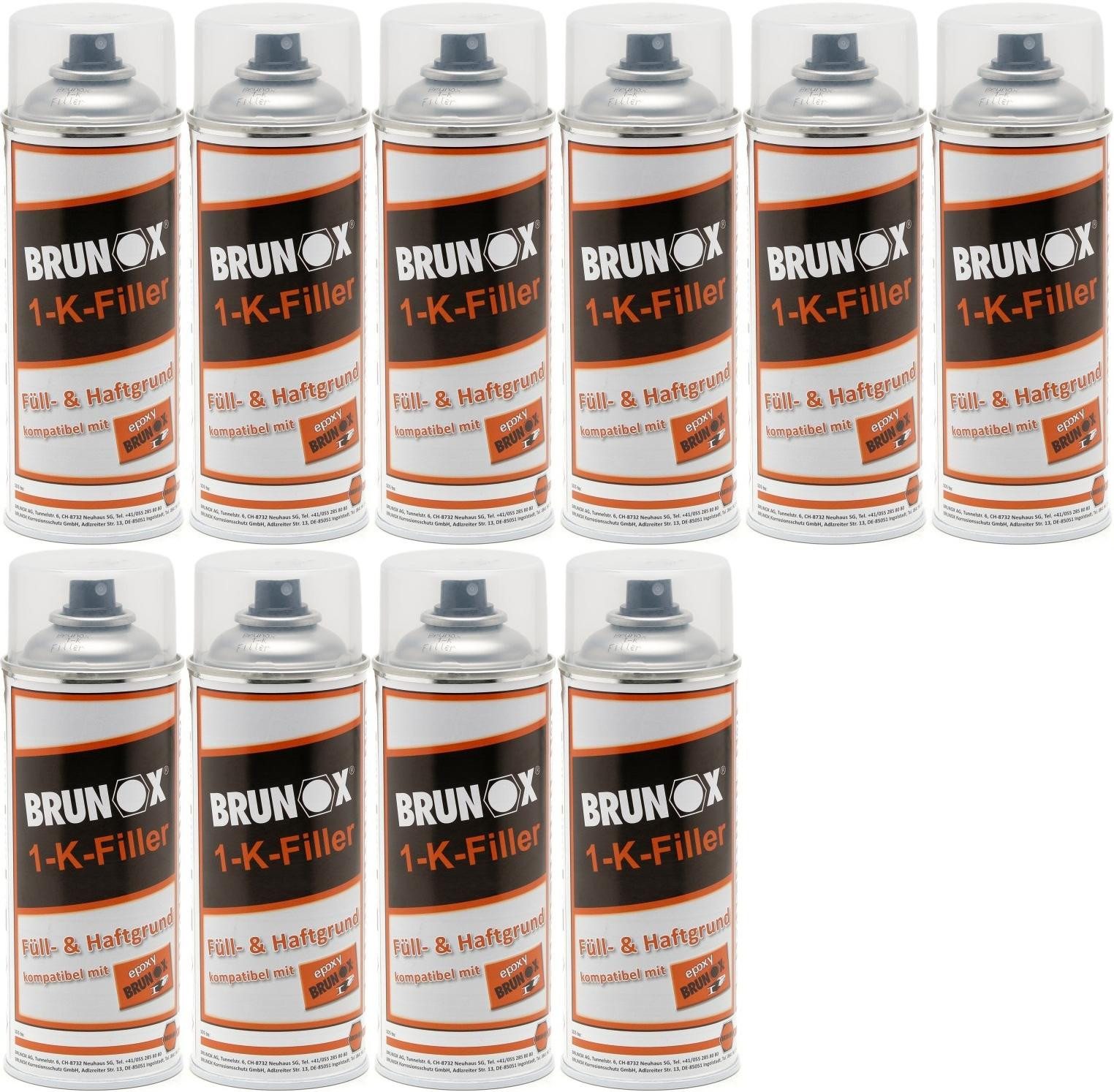 Brunox 1-K Filler 10x 400 Milliliter