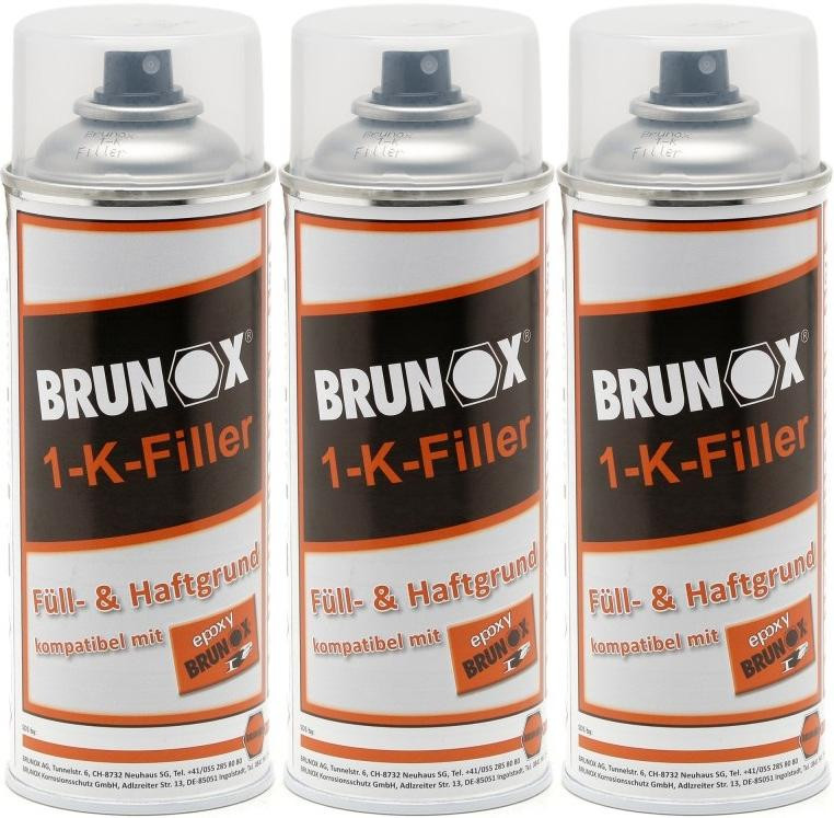 Brunox 1-K Filler 3x 400 Milliliter