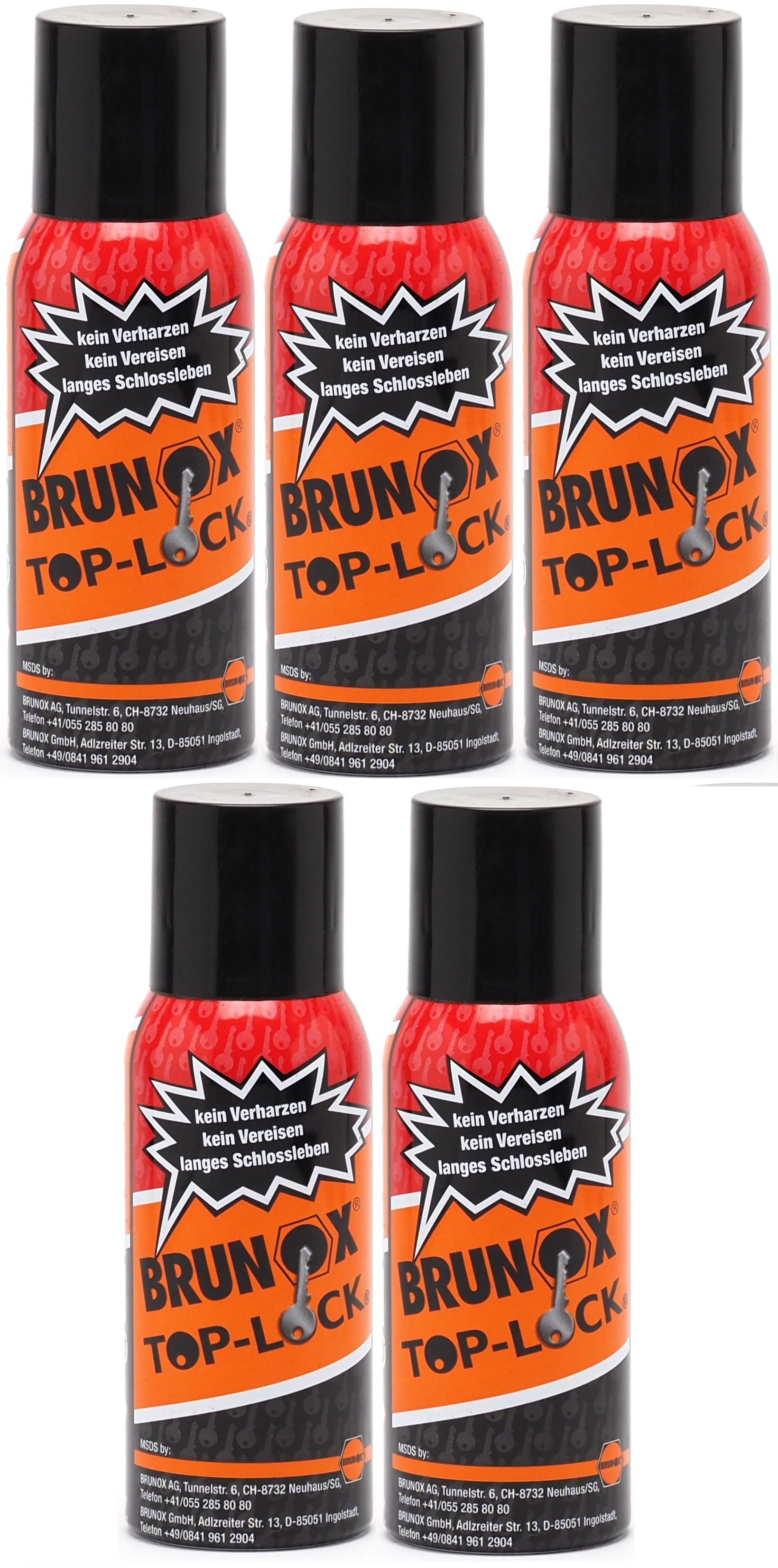 BRUNOX Turbo-Spray 5x 100ml