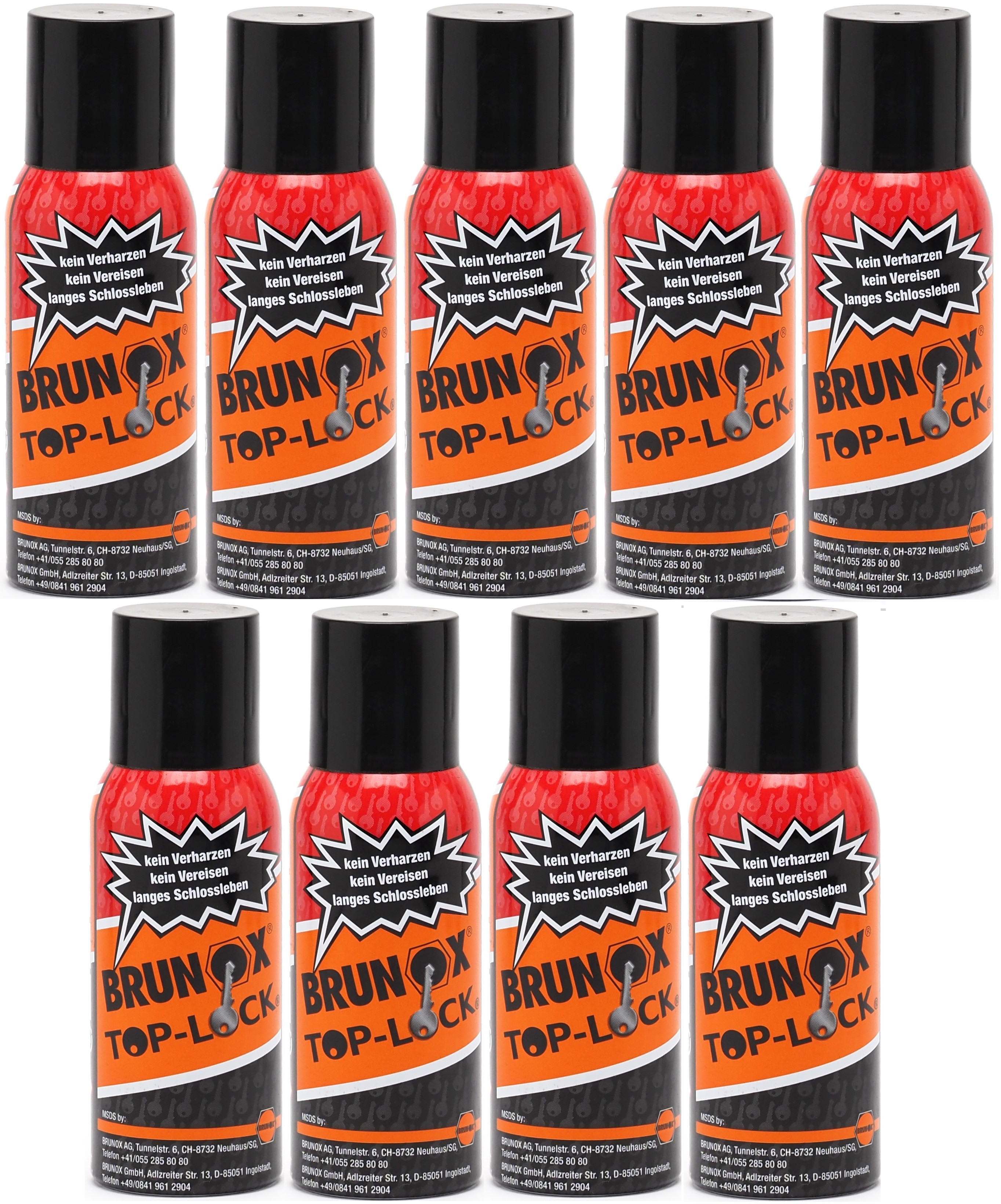 BRUNOX Turbo-Spray 9x 100ml