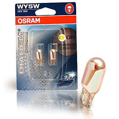 Osram Diadem Chrome Glühlampe WY5W W2.1x9.5d 12V 5W Doppelpack