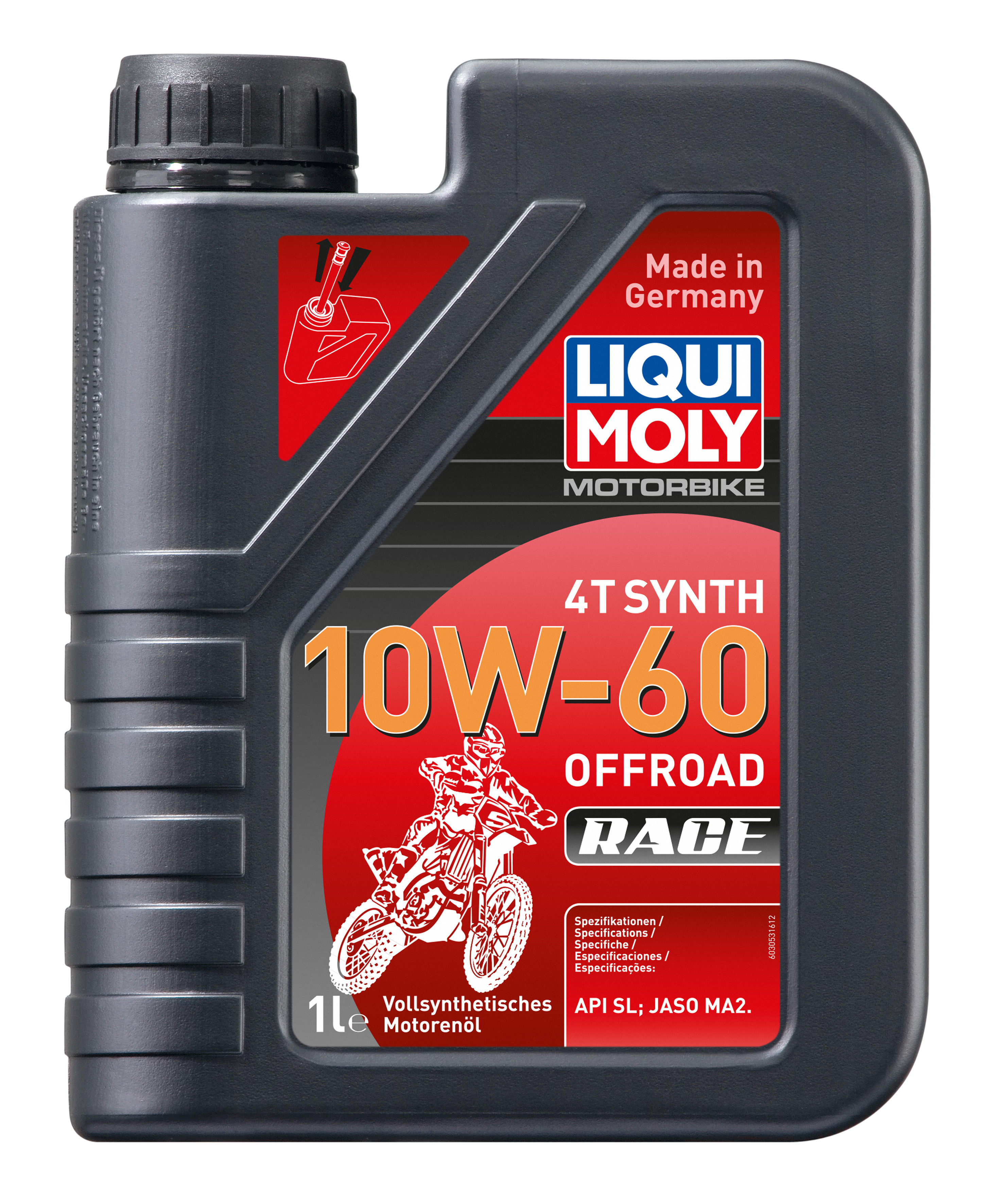 Liqui Moly 3053 Motorbike 4T Synth 10W-60 Offroad Race 1l