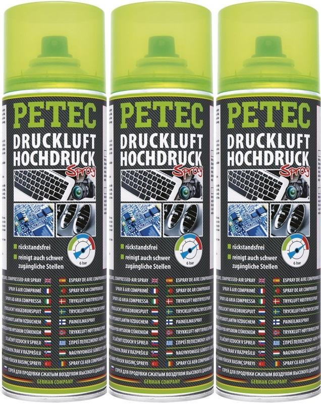 DRUCKLUFT HOCHDRUCK SPRAY, 3x 400 Milliliter