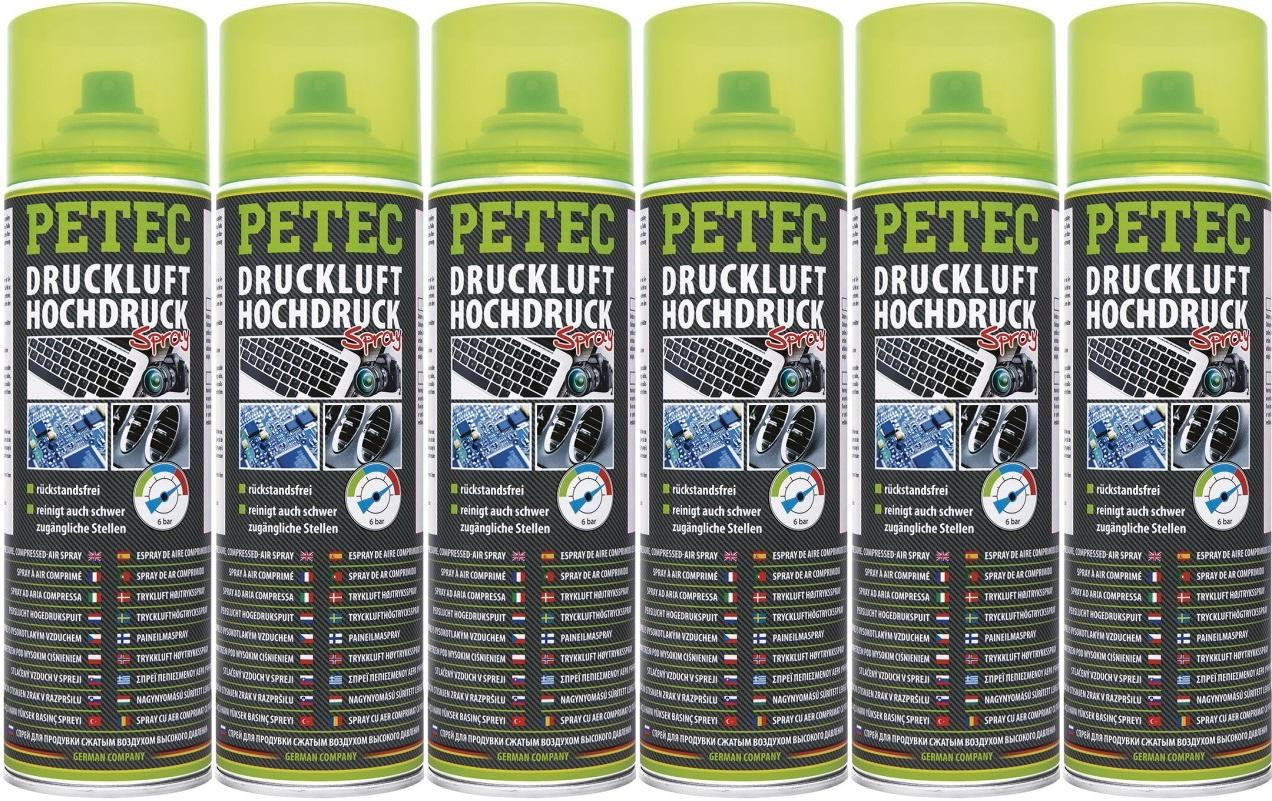 DRUCKLUFT HOCHDRUCK SPRAY, 6x 400 Milliliter