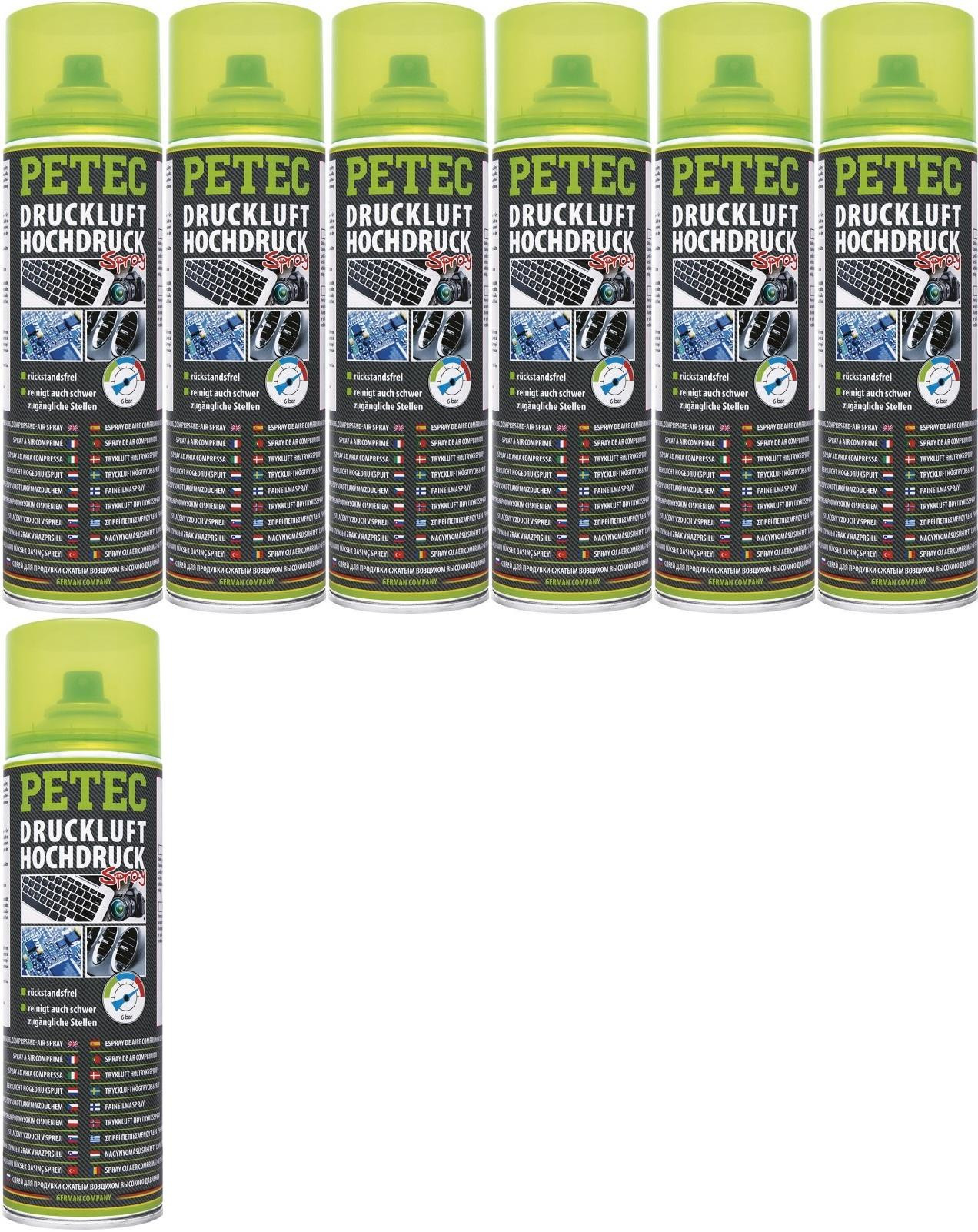 DRUCKLUFT HOCHDRUCK SPRAY, 7x 400 Milliliter