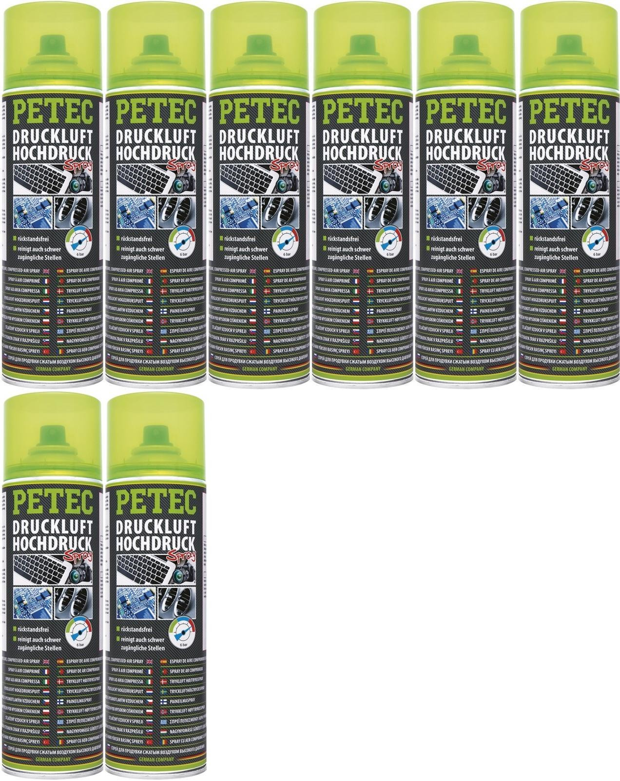DRUCKLUFT HOCHDRUCK SPRAY, 8x 400 Milliliter