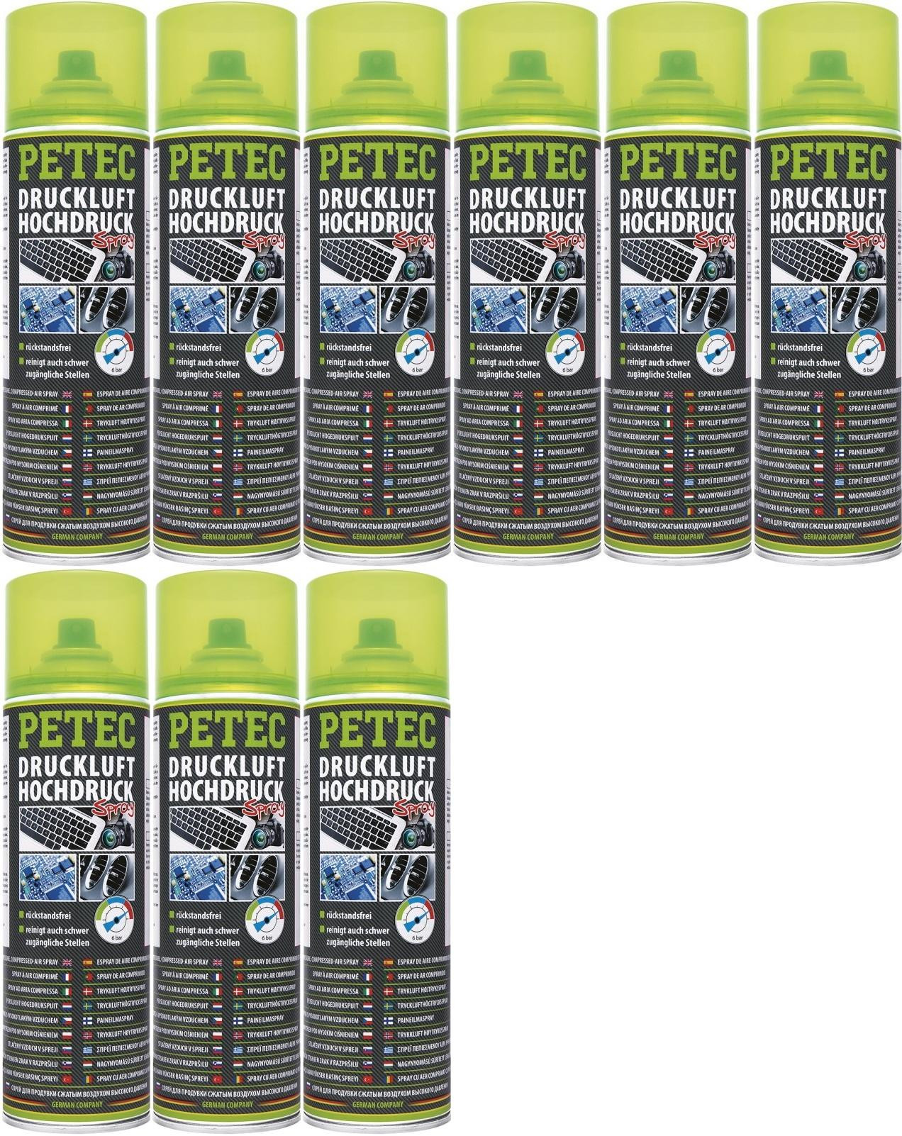 DRUCKLUFT HOCHDRUCK SPRAY, 9x 400 Milliliter