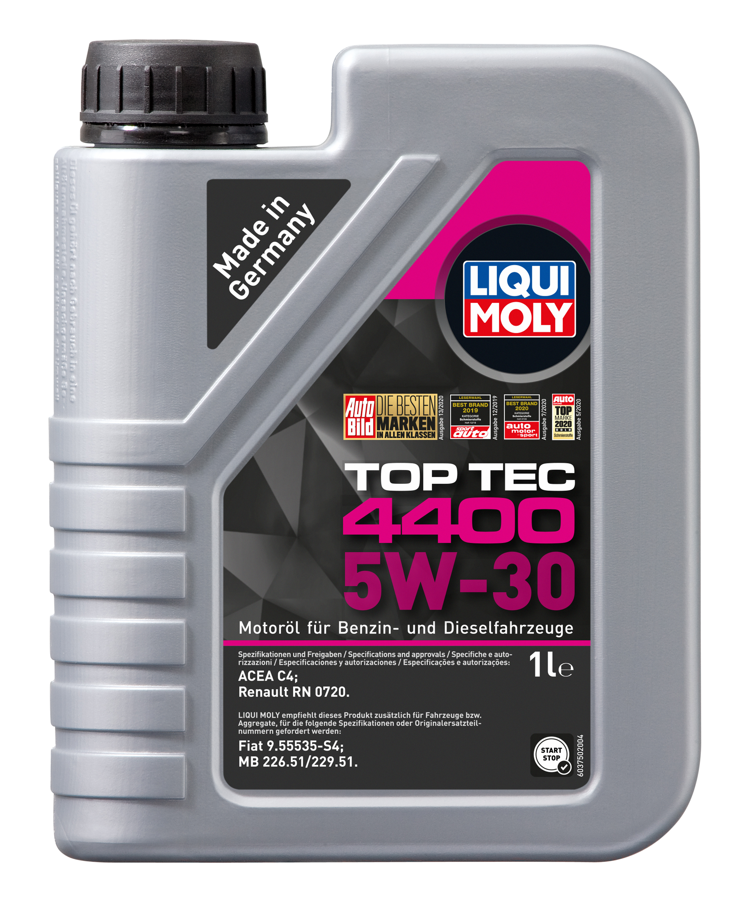 Liqui Moly 5W-30 Top Tec 4400 Motoröl 1l