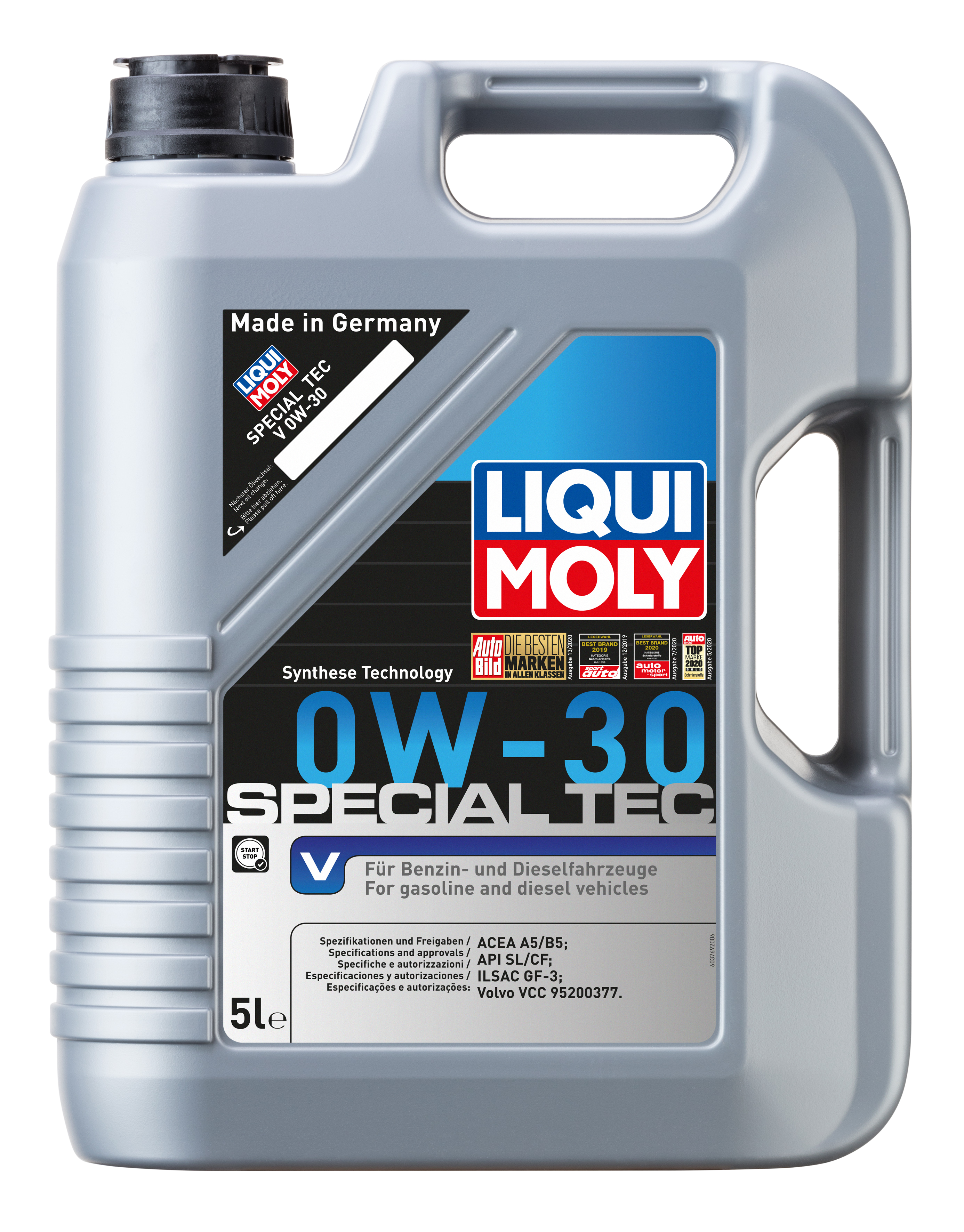 Liqui Moly 3769 Special Tec V 0W-30 Motoröl 5l