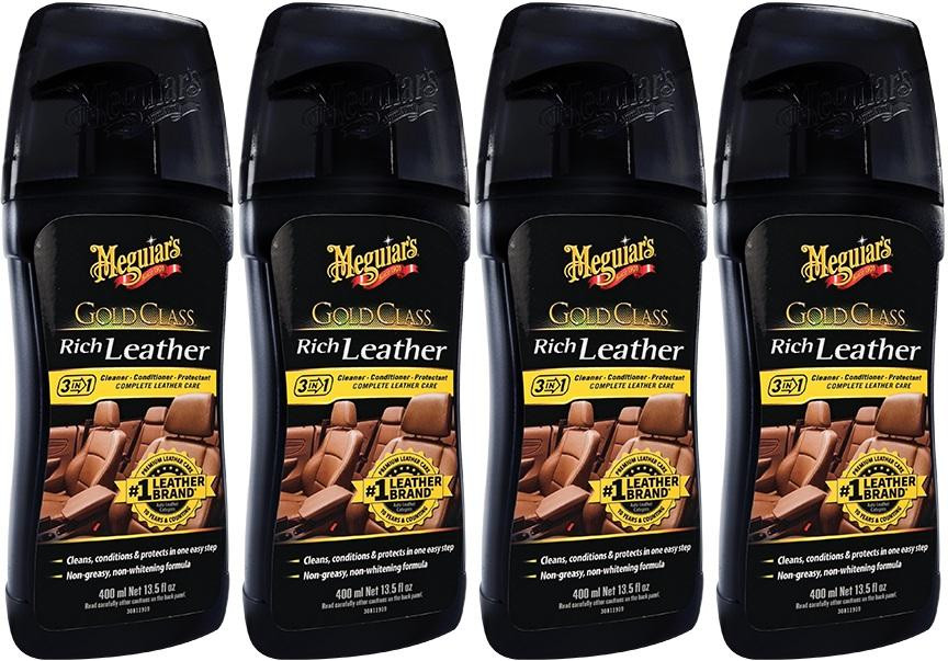 Meguiars Gold Class Lederreiniger 4x 400 Milliliter