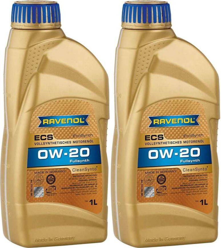 Ravenol Eco Synth ECS SAE 0W-20 Motoröl 2x 1l = 2 Liter