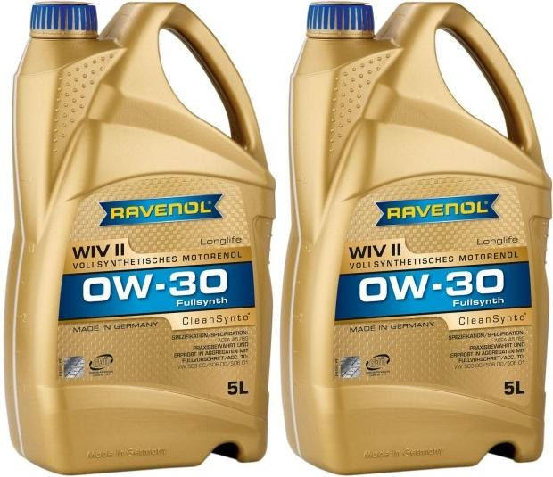 Ravenol WIV SAE 0W-30 Longlife II Motoröl 2x 5 = 10 Liter