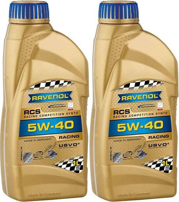 Ravenol RCS Racing Competition Synto SAE 5W-40 Motoröl 2x 1l = 2 Liter