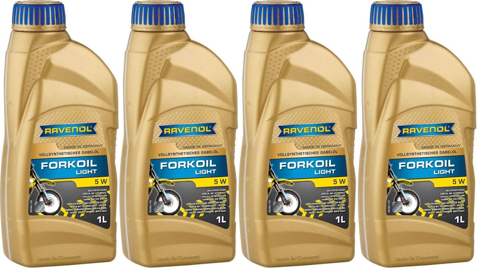 Ravenol FORKOIL Light 5W Gabel-Öl 4x 1l = 4 Liter
