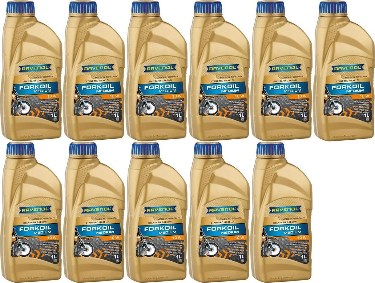 Ravenol FORKOIL Medium 10W Gabel-Öl 11x 1l = 11 Liter