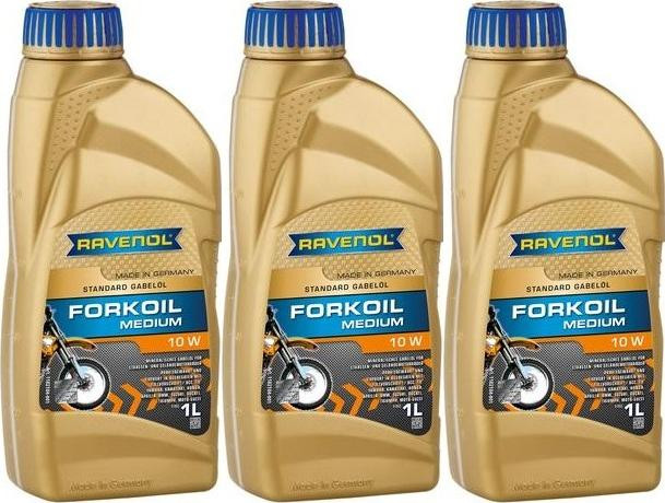 Ravenol FORKOIL Medium 10W Gabel-Öl 3x 1l = 3 Liter