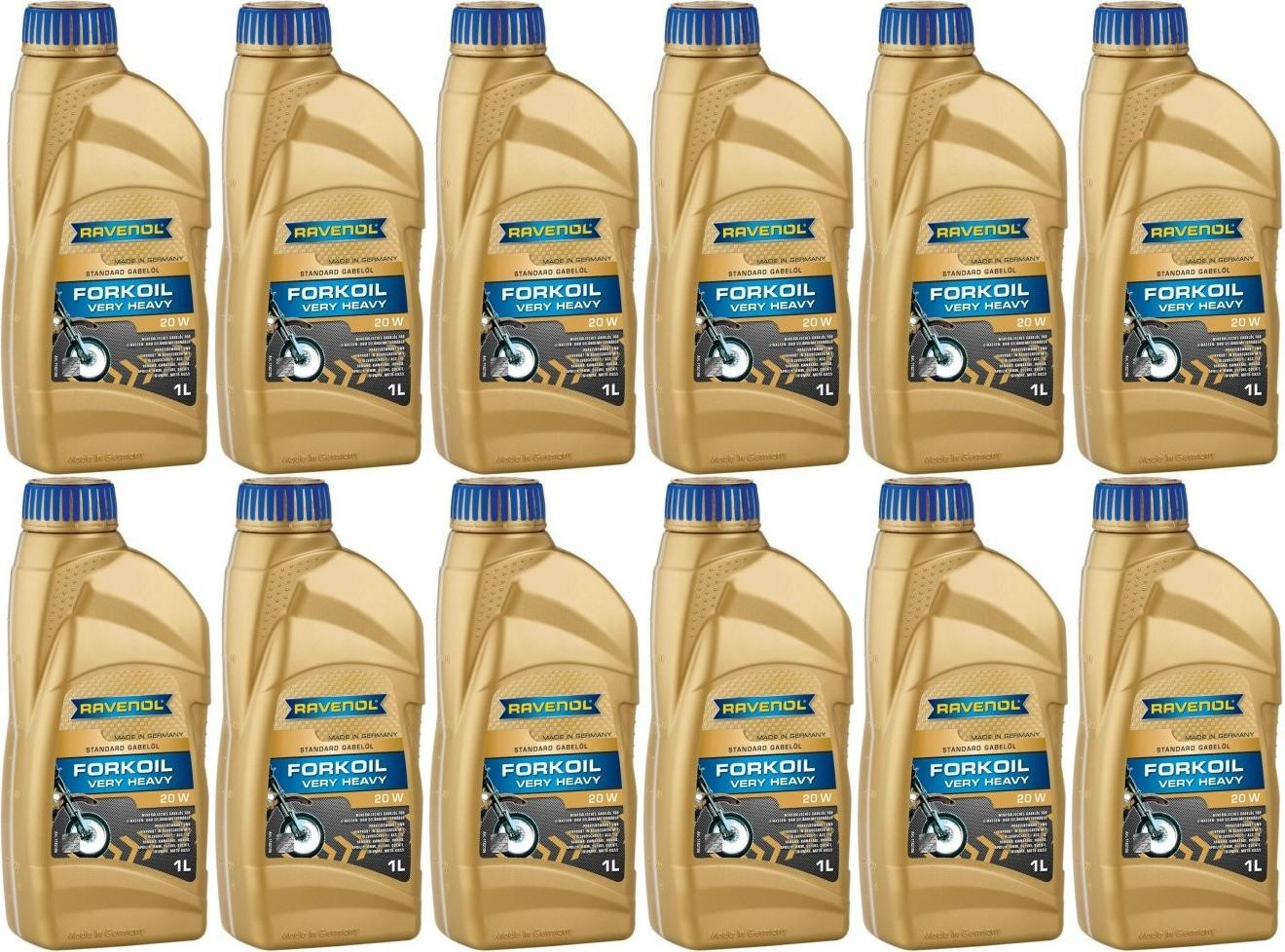Ravenol FORKOIL Very Heavy 20W Gabel-Öl 12x 1l = 12 Liter