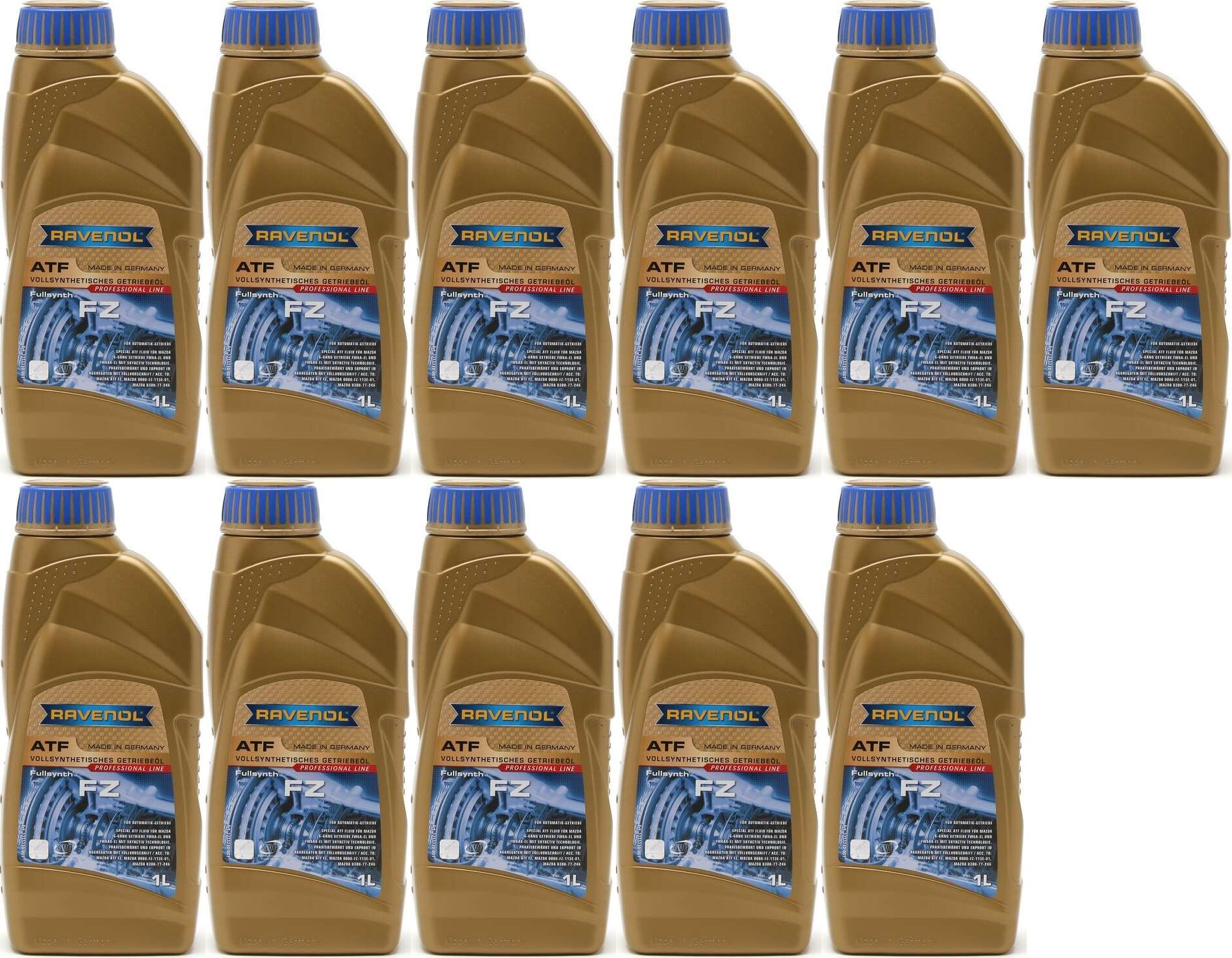 Ravenol ATF FZ (MAZDA 6-Gang SKYACTIV Technologie) 11x 1l = 11 Liter