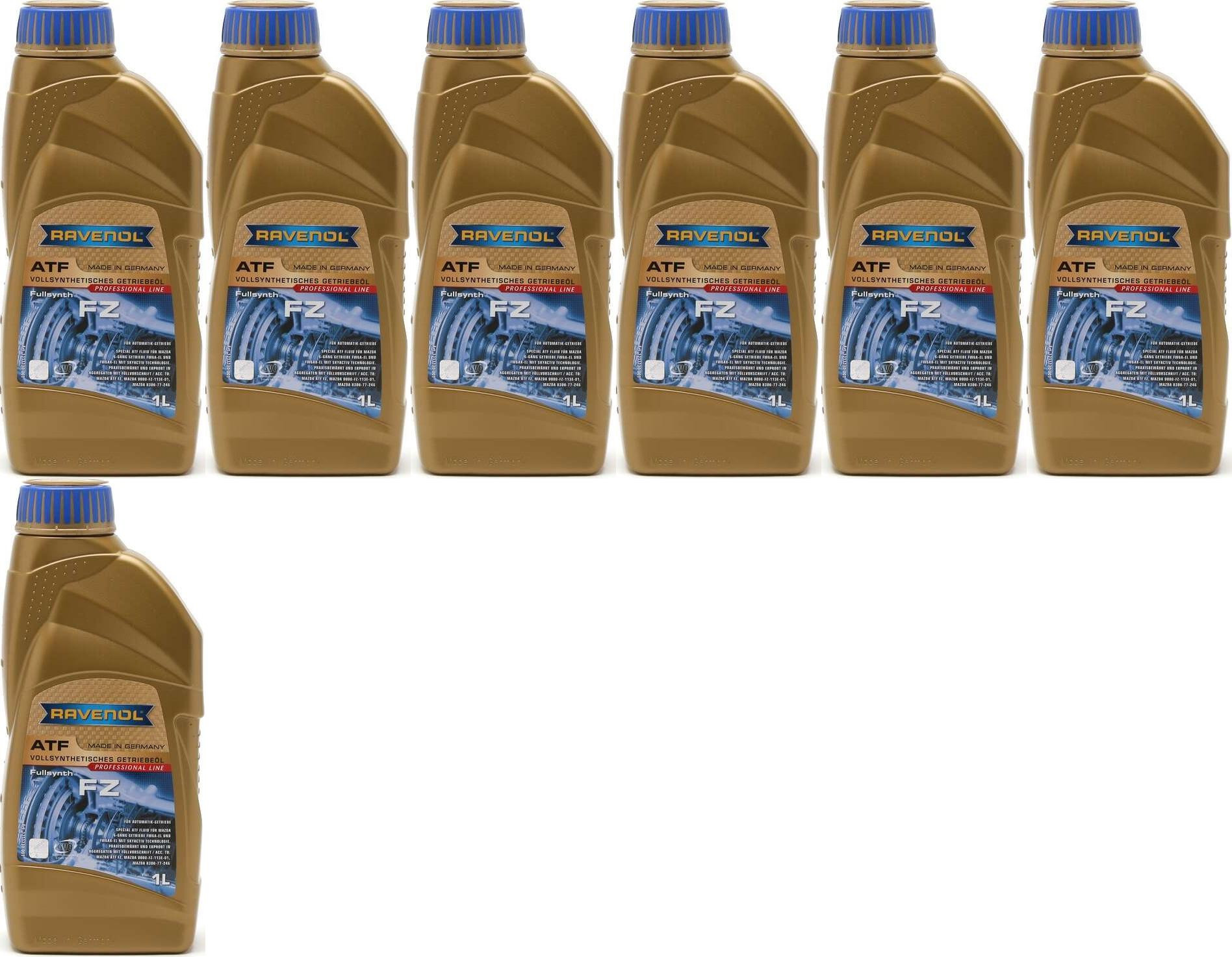 Ravenol ATF FZ (MAZDA 6-Gang SKYACTIV Technologie) 7x 1l = 7 Liter