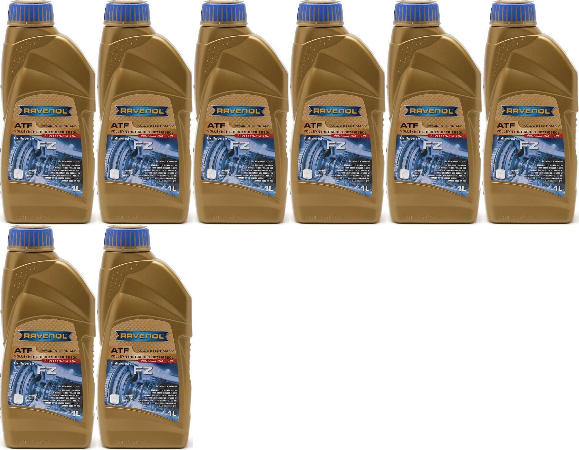 Ravenol ATF FZ (MAZDA 6-Gang SKYACTIV Technologie) 8x 1l = 8 Liter