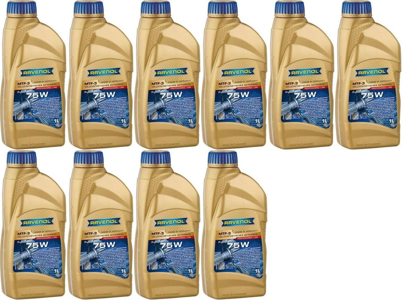RAVENOL MTF-3 SAE 75W 1 Liter 10x 1l = 10 Liter