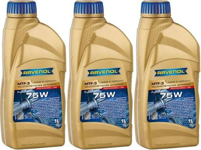 RAVENOL MTF-3 SAE 75W 1 Liter 3x 1l = 3 Liter